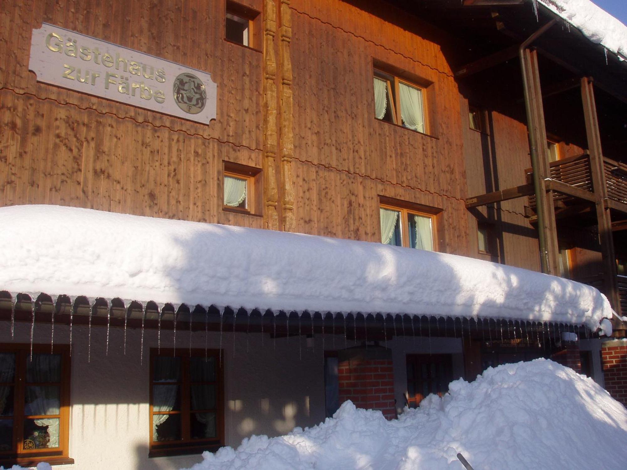 Gaestehaus Zur Faerbe Apartments Oberstdorf Luaran gambar